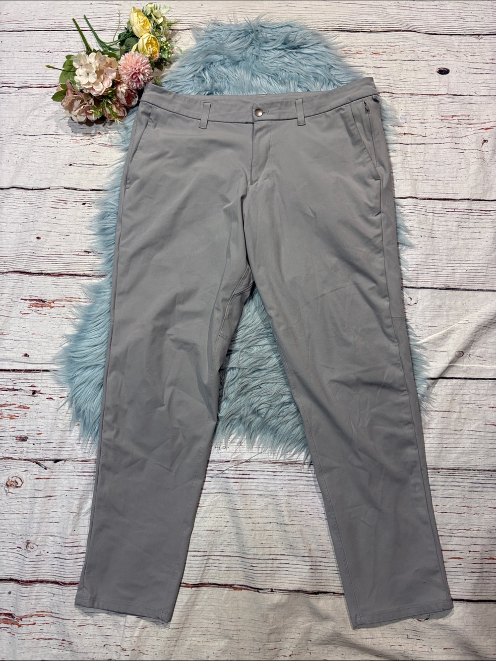 Lululemon Commission Pant Slim 32" *Warpstreme Asphalt Grey